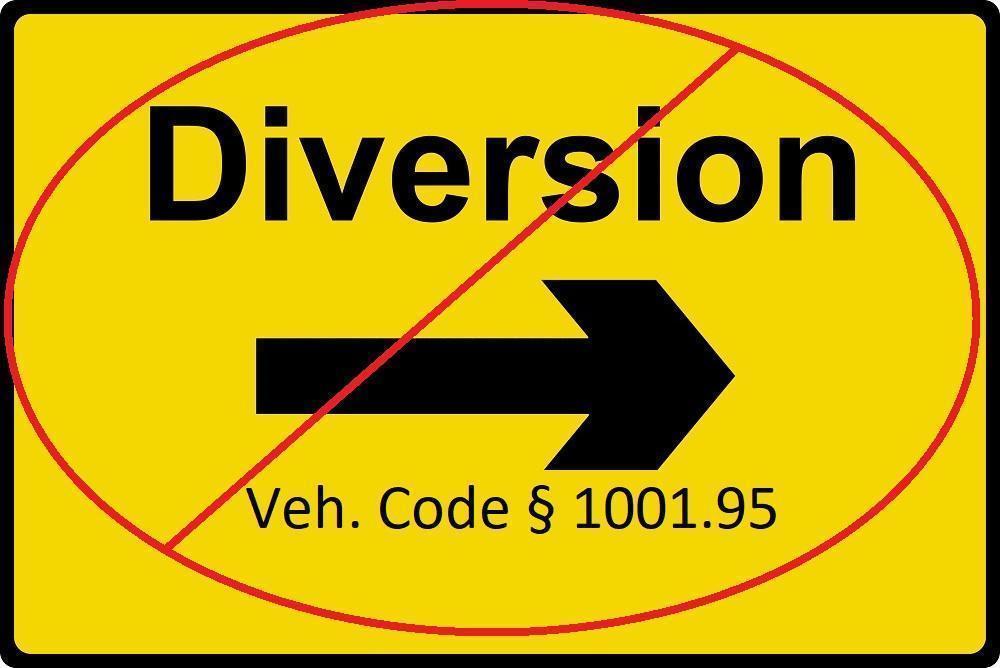 Misdemeanor DUI defendants are not entitled to diversion under Veh. Code § 1001.95.