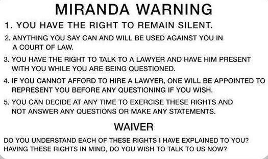 Suspect Reinitiates Questioning After a Miranda Assertion (Part III)