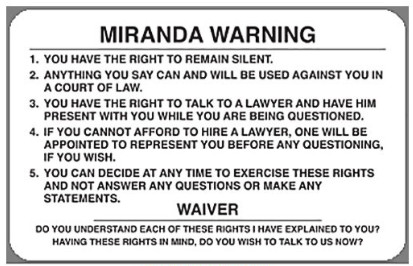 Miranda Update #12 – “Miranda and Fruits of the Poisonous Tree”