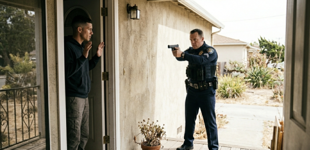 Is It a Detention or an Arrest if You Order a Suspect out of a Residence at Gunpoint?