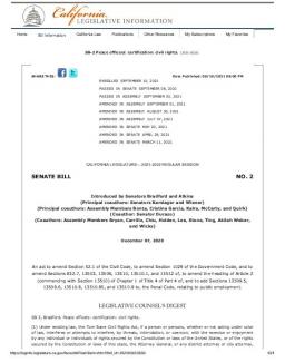 Qualified Immunity & Police Licensing: ?Understanding SB 2                                                                                          